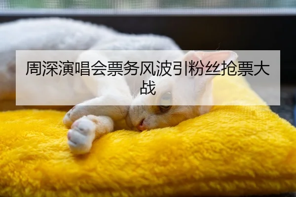 周深演唱会票务风波引粉丝抢票大战