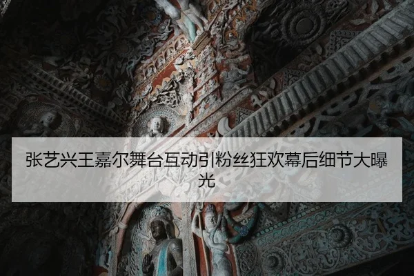 张艺兴王嘉尔舞台互动引粉丝狂欢幕后细节大曝光